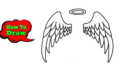 angel wing drawings|angel wings easy to draw.